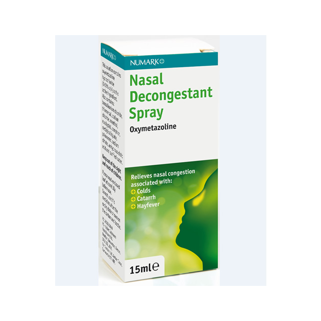 Numark Nasal Decongestant Spray 15ml