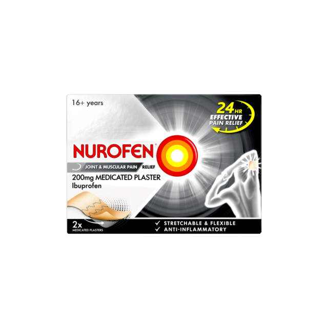 Nurofen Medicated Plaster 200mg 2 Pack