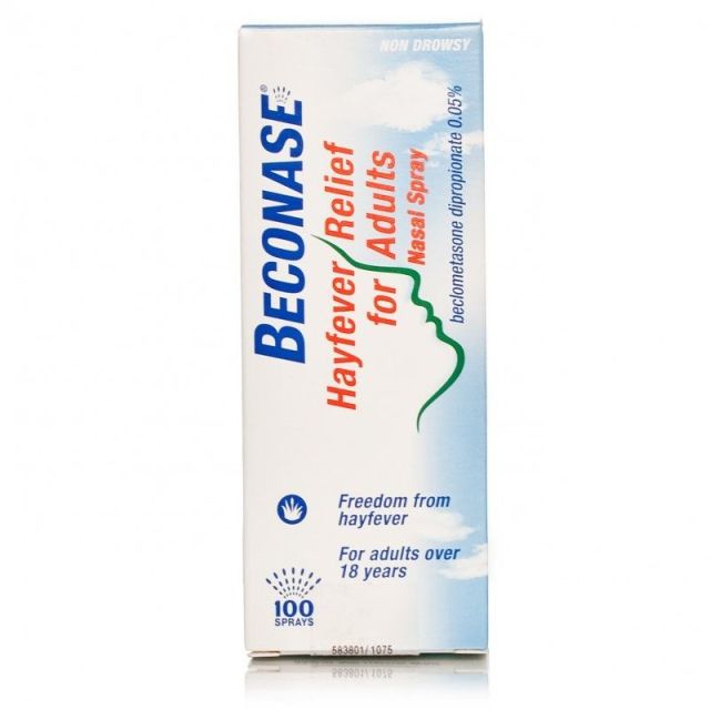 Beconase Hayfever Relief Nasal Spray for Adults - 100 Sprays