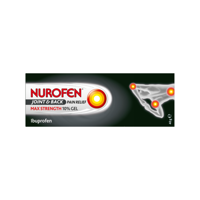 Nurofen Joint And Back Gel 10% 40g