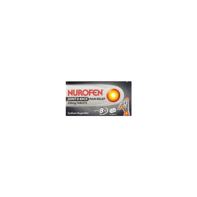 Nurofen Joint & Back Pain Relief 256mg Tablets 16 