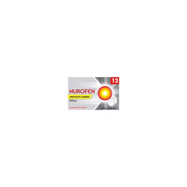 Nurofen Meltlets Lemon 12