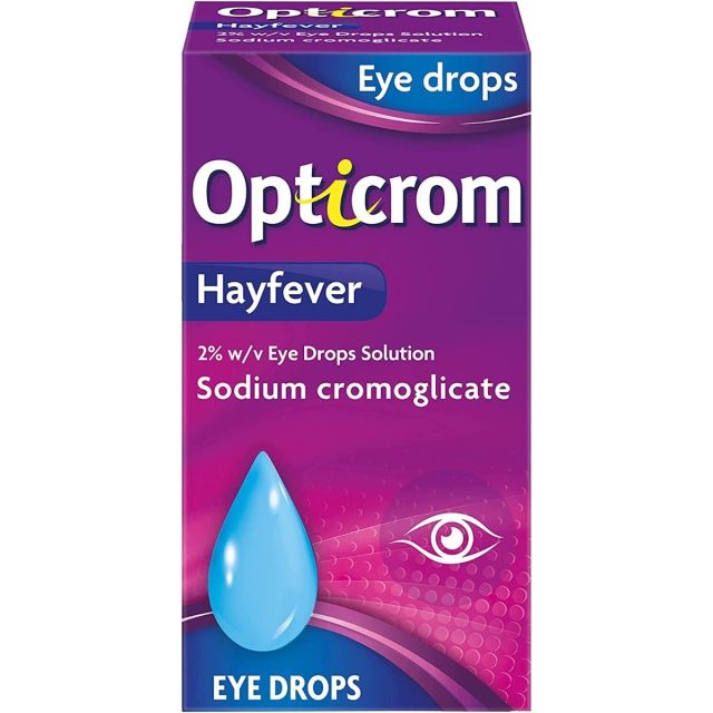 Opticrom Hayfever Eye Drops 10ml