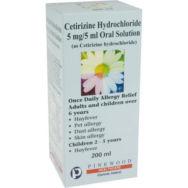 Cetirizine Hydrochloride Oral Solution S/f 200ml