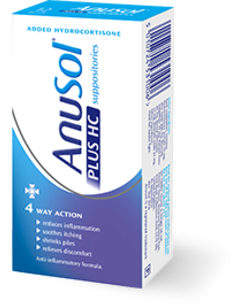 Anusol Plus Hc Suppositories 12