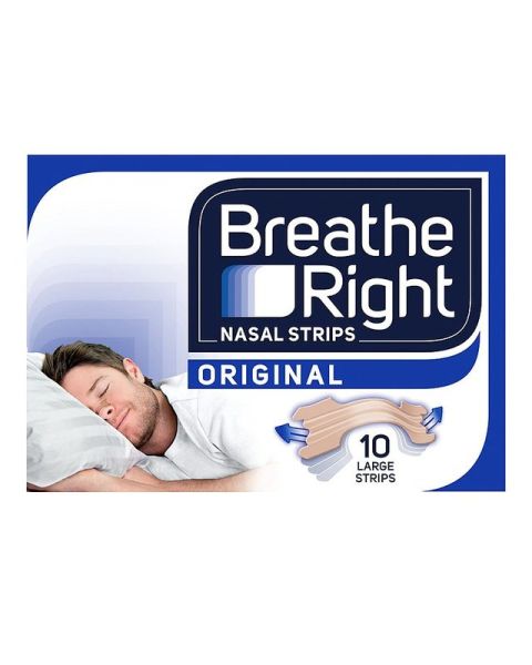 Breathe Right Nasal Strips Natural Large 10 