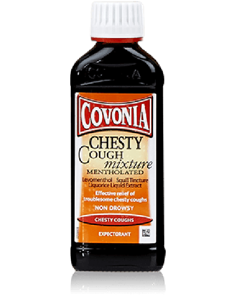 Covonia Chesty Cough Mixture Mentholated 150ml