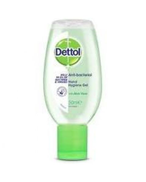 Dettol Anti Bacterial Hand Sanitizer Aloe Vera 50ml