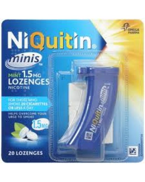 Niquitin Minis Lozenges, Mint 1.5mg 20