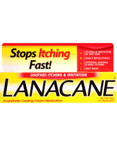 Lanacane Medicated Cream Tube 60g
