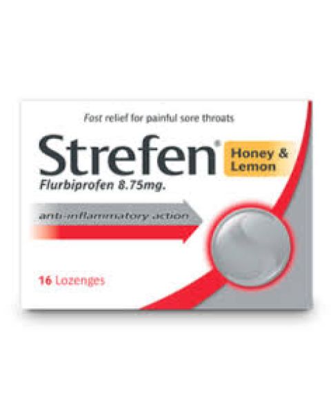 Strefen Lozenges Honey & Lemon 16 