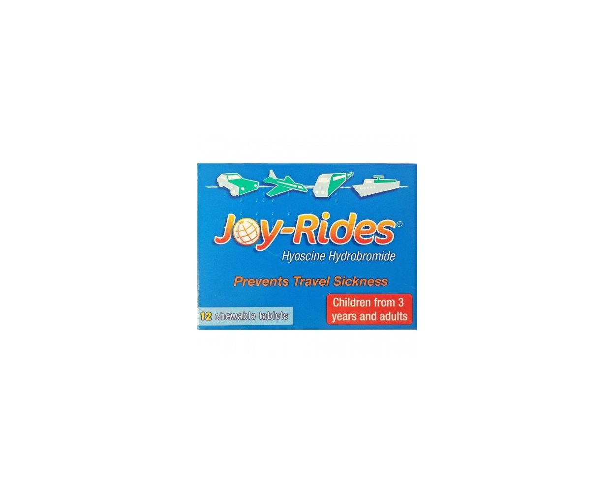 joy rides travel sickness tablets