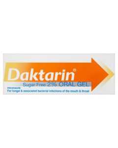 Daktarin Sugar Free 2% Oral Gel 15g