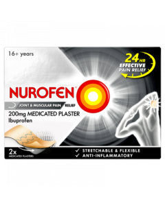 Nurofen Medicated Plaster 200mg 2 Pack