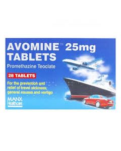 Avomine 25mg  Tablets 28