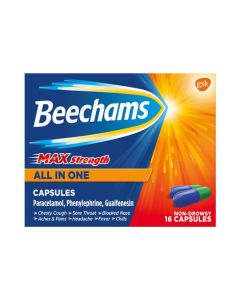 Beechams Max Strength All-in-one Capsules 16 