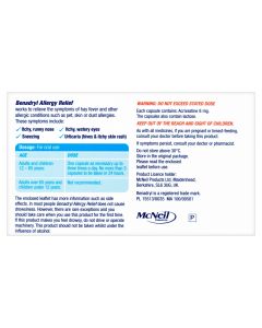 Benadryl Allergy Relief  24 Capsules