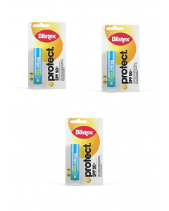 Blistex Ultra Protect SPF 50 Lip Balm x 3