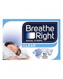Breathe Right Nasal Strips Clear Regular 10