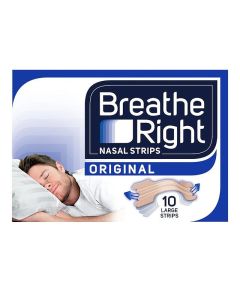 Breathe Right Nasal Strips Natural Large 10 