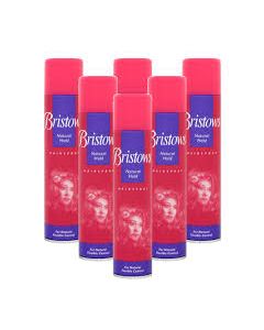 Bristows Natural Hold Hairspray 6x300ml
