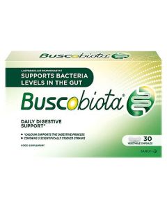 Buscobiota Daily Digestive Support Capsules 30