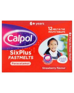 Calpol Fast Melts 6+ Tablets 24 Tablets
