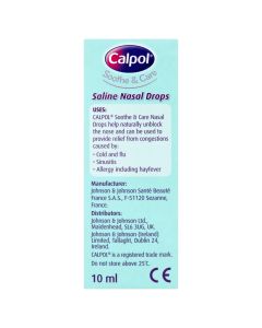 Calpol Saline Nasal Drops 10ml