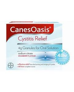 Canesten Oasis For Cystitis Cranberry Flavour 6 
