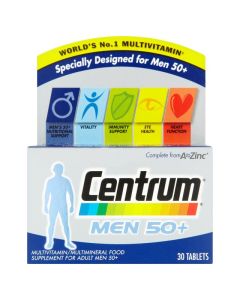 Centrum For Men 50+ Tablets 30