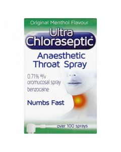 Ultra Chloraseptic Anaesthetic Throat Spray Original Menthol 15ml