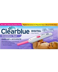 Clearblue Ovulation Test Kit Digital Ovulation 10 Digital Ovulation