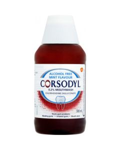Corsodyl Medicated Mouthwash Alcohol Free 300Ml