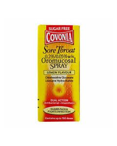 Covonia Sore Throat Oromucosal Spray Lemon 30ml