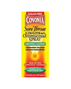 Covonia Sore Throat Oromucosal Spray Menthol 30ml