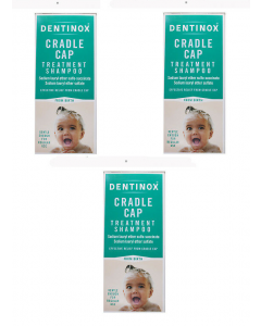 Dentinox Cradle Cap Shampoo 3x125ml