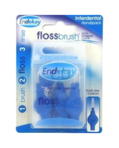 Endekay Flossbrush Blue 0.6mm 6