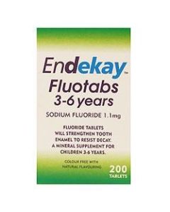 Endekay Fluotabs 3-6 Years 200 