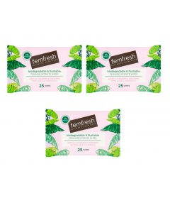 Femfresh Daily Wipes 3x25