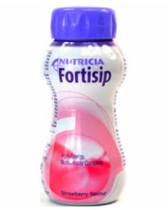 12 x Fortisip Strawberry Bottle 200ml