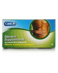 Glycerin Suppositories Adult 4g 12