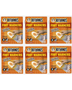 Hot Hands Foot Warmers - 6 Pairs.