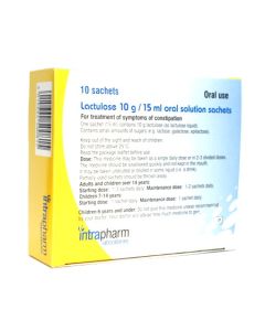  Lactulose 10 g/ 15 ml oral sachets 10