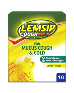 Lemsip Cough Max Mucus Cough & Cold  Lemon Sachet 10
