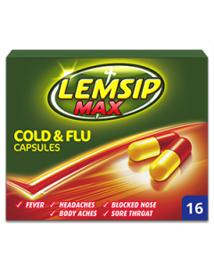 Lemsip Max Cold & Flu Capsules 16 