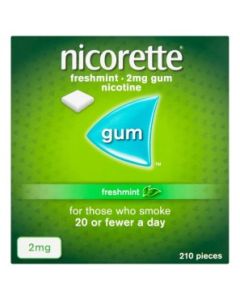 Nicorette Freshmint Gum 2mg 210 Pieces