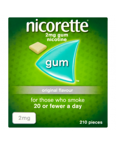Nicorette Original 2mg Gum 210 Pieces