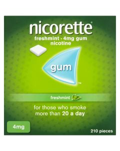 Nicorette Freshmint Gum 4mg 210 Pieces