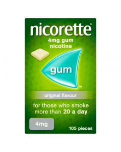 Nicorette Original Gum 4mg 105 Pieces