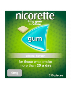 Nicorette Original Gum 4mg 210 Pieces